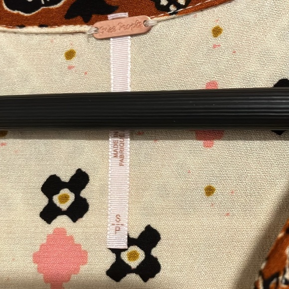 Free People Boho Size Small Charlotte Racerback Tunic Dress Western Lagenlook - Picture 4 of 9